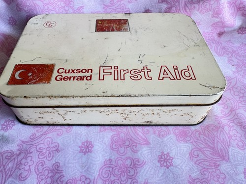 Vintage blechdose cuxson - vintage,