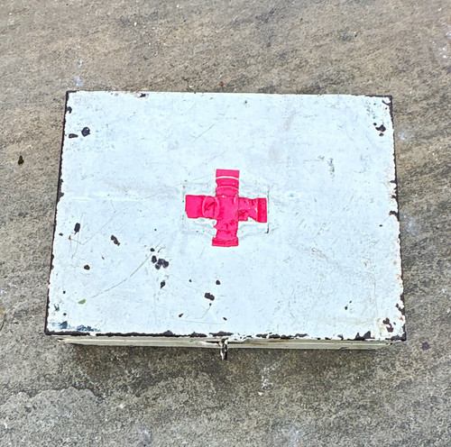 Vintage stahl sanität erste - stahl,