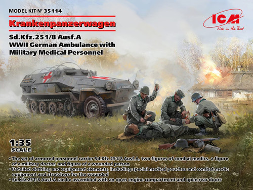 Icm 35114 35th kfz 251 - icm, sd.kfz.251/8