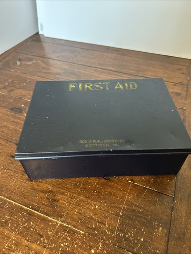 Vintage erste hilfe set - erste,